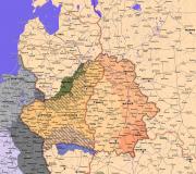 Карта белоруссии подробная до 1939 года